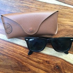 RayBan Polarized Wayfarer Tortoise